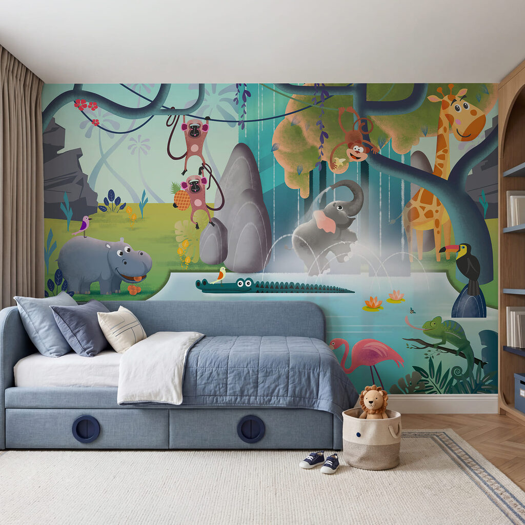 Brincadeira na selva — interior 1