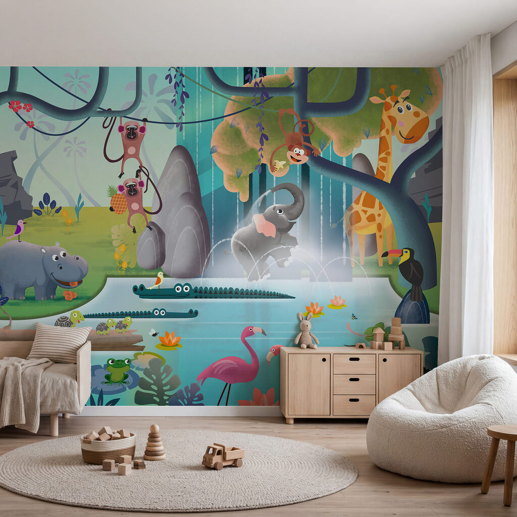 Brincadeira na selva — interior 3
