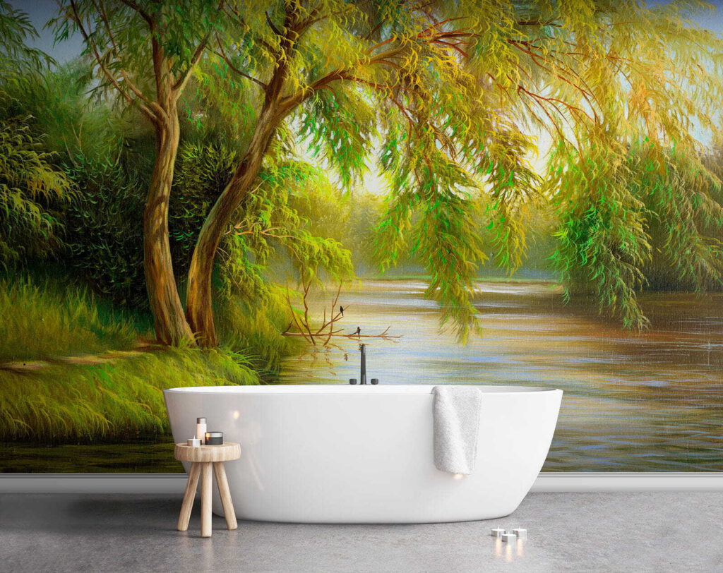 Salgueiros sobre o rio — interior 6