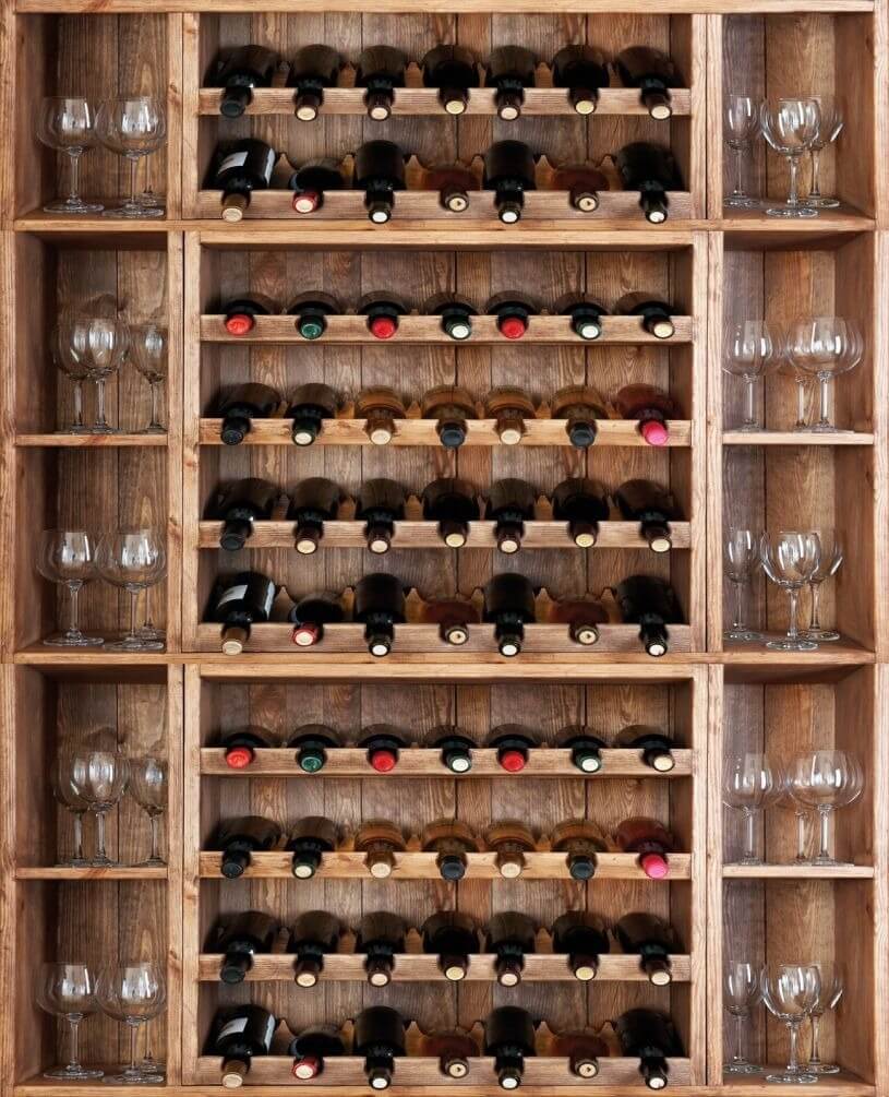 Estante de vinhos — design completo
