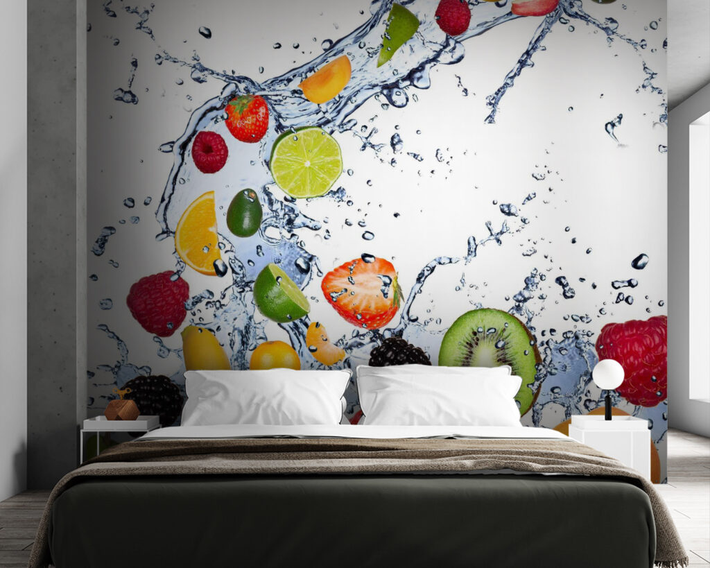 Fruta entre gotas — interior 1