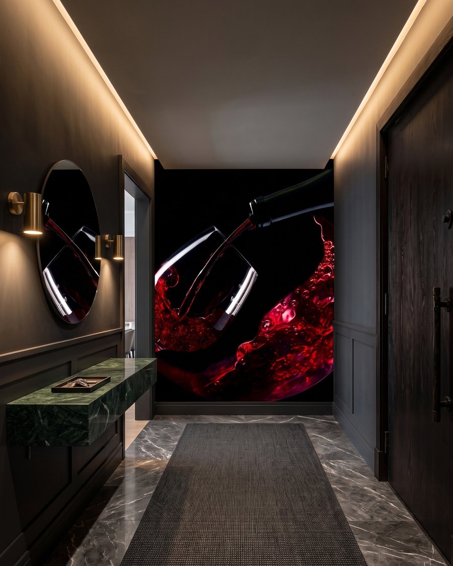 Vinho tinto em movimento — interior 6