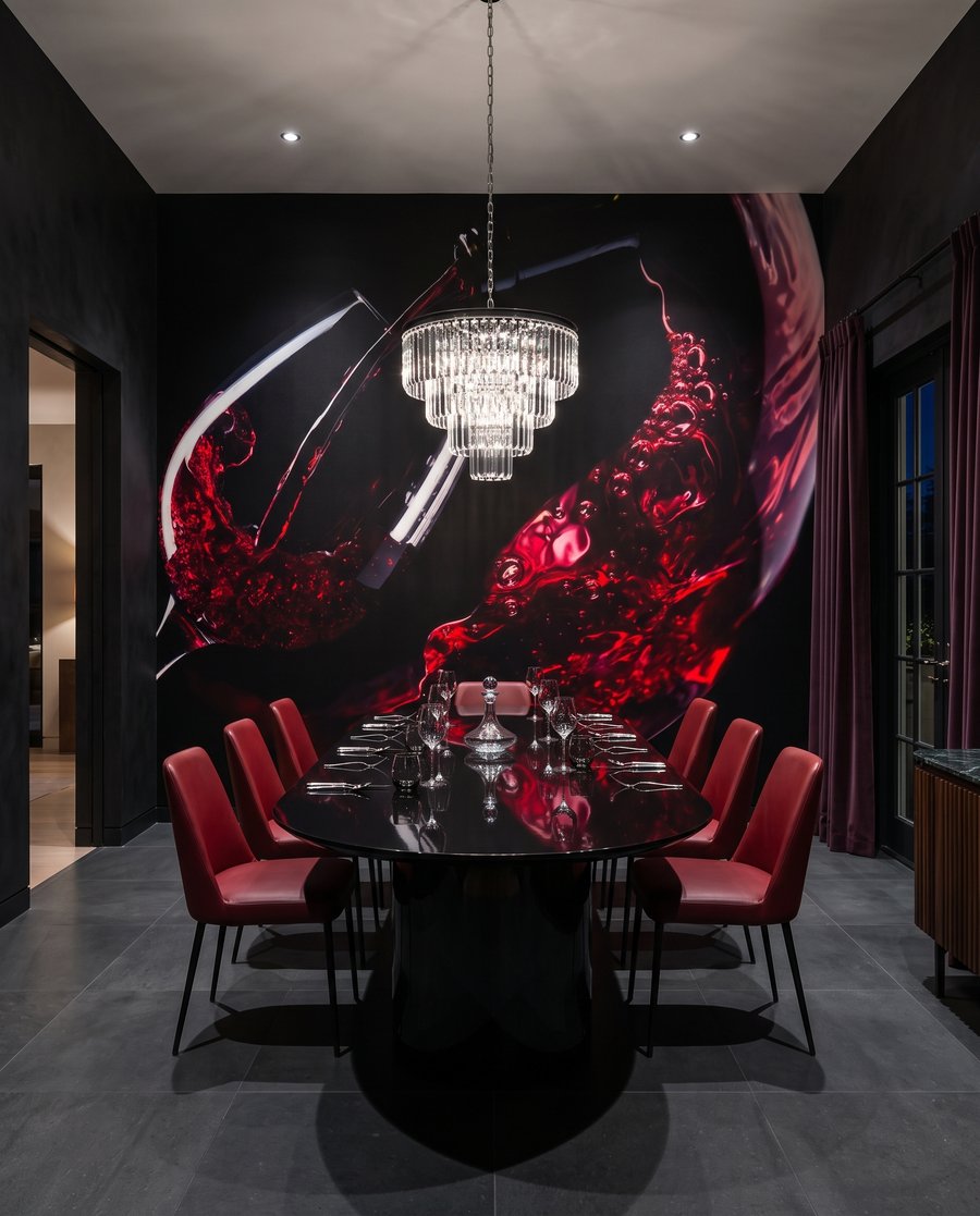 Vinho tinto em movimento — interior 7