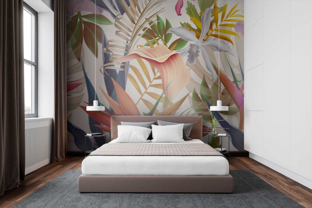 Flores tropicais em camadas — interior 2
