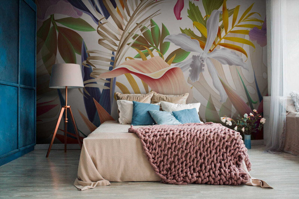 Flores tropicais em camadas — interior 3