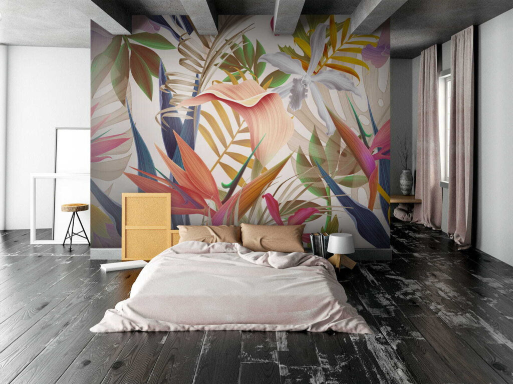 Flores tropicais em camadas — interior 4