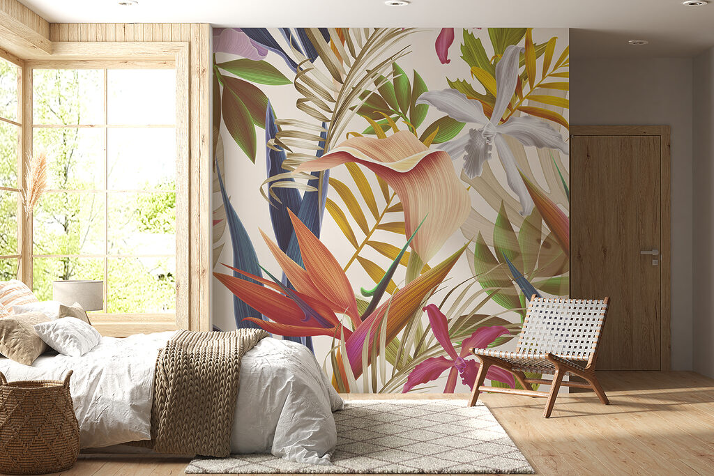 Flores tropicais em camadas — interior 11