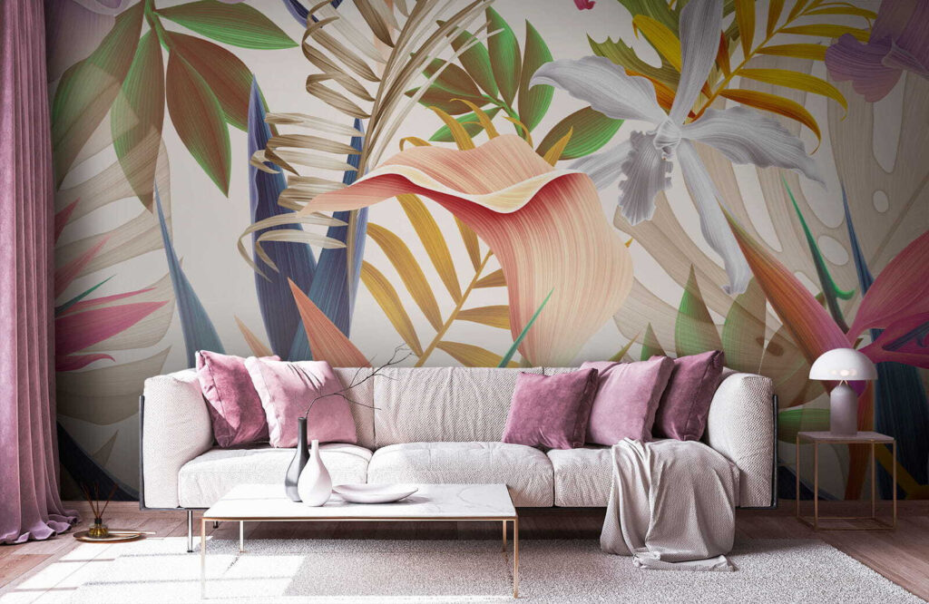 Flores tropicais em camadas — interior 6