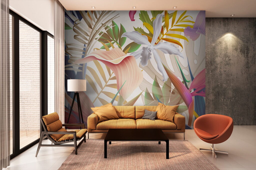 Flores tropicais em camadas — interior 7