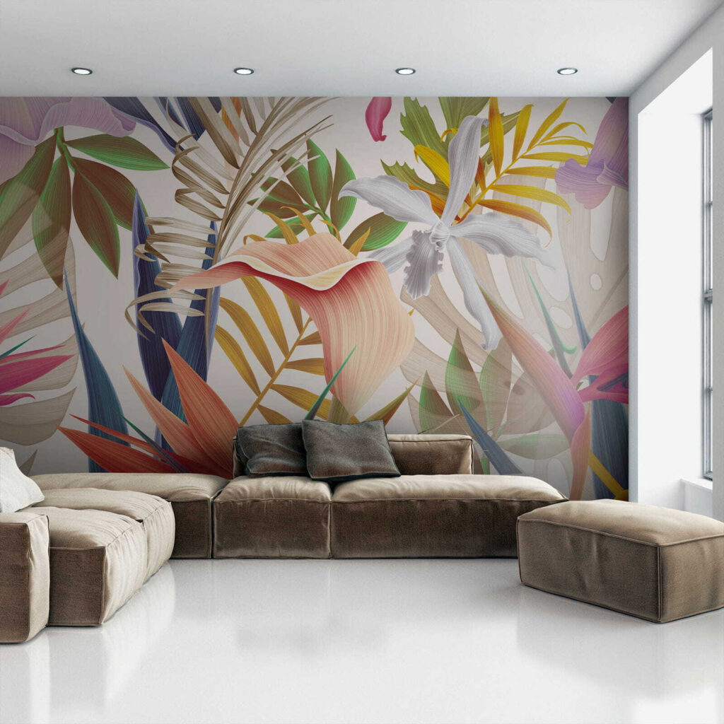 Flores tropicais em camadas — interior 8