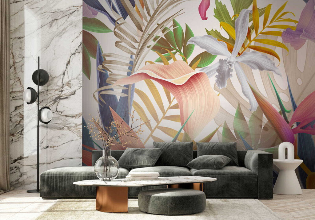 Flores tropicais em camadas — interior 9