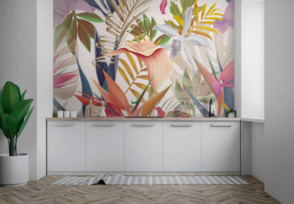 Flores tropicais em camadas — interior 10