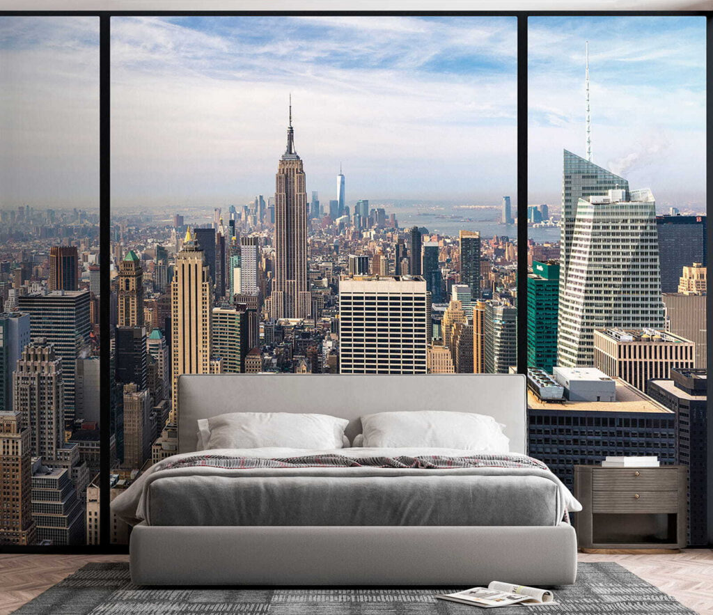 Manhattan por janela preta — interior 2