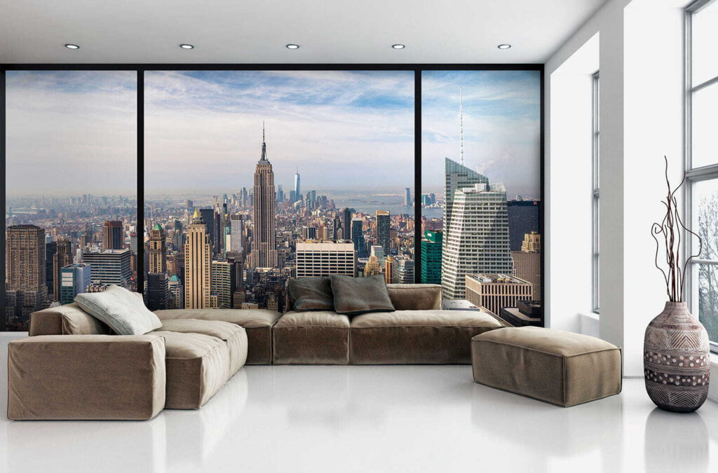 Manhattan por janela preta — interior 5