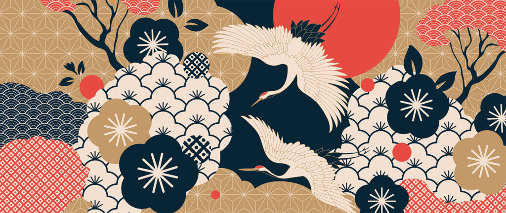 Grous entre flores — design completo