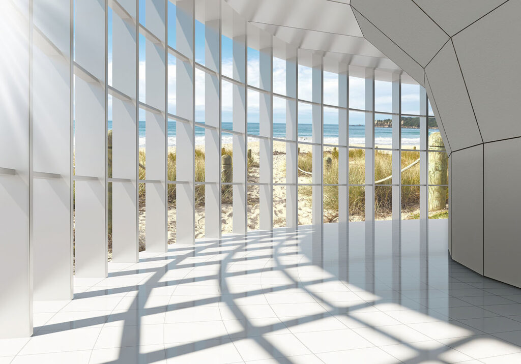 Luz por janelas altas — design completo