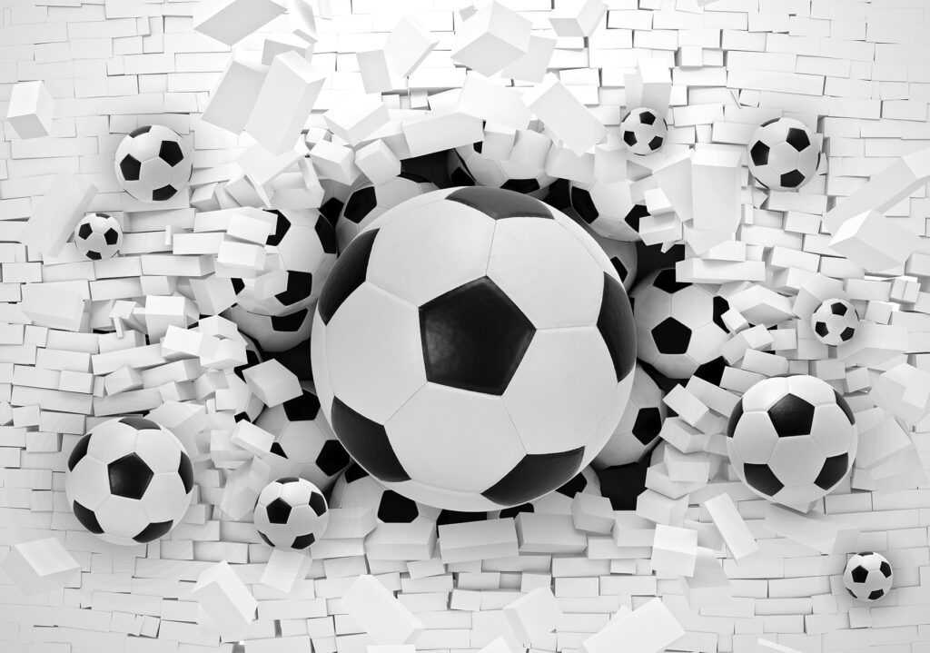 Futebol a romper pedra — design completo