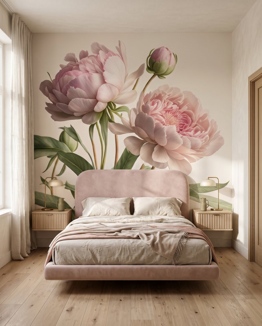Duas flores em hastes — interior 2