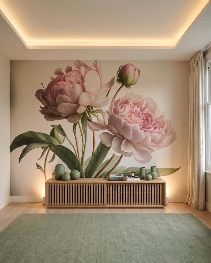 Duas flores em hastes — interior 4