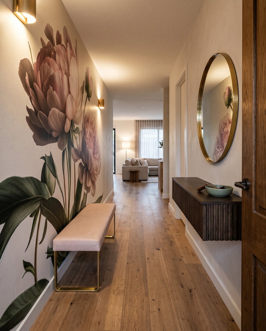 Duas flores em hastes — interior 5