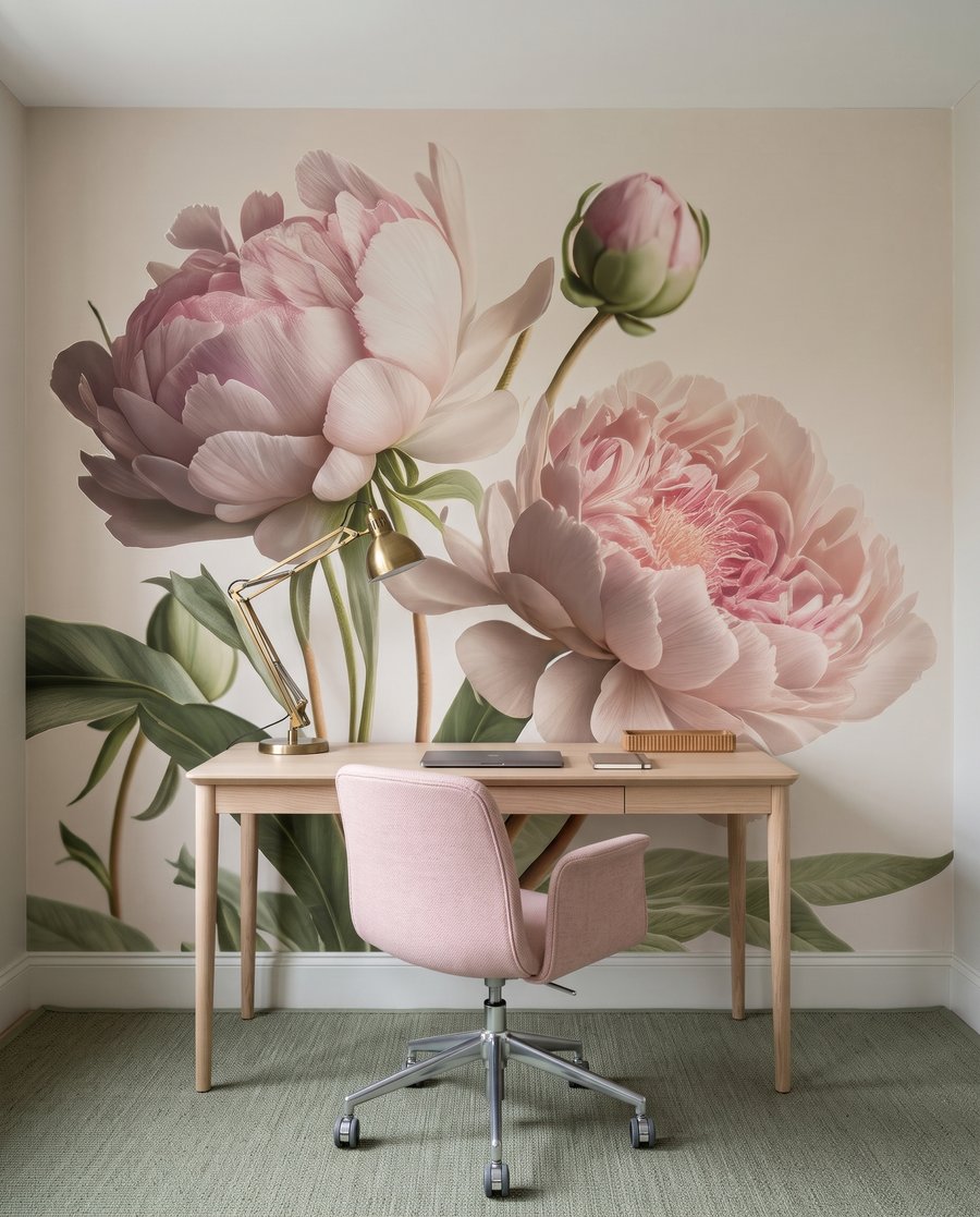 Duas flores em hastes — interior 7