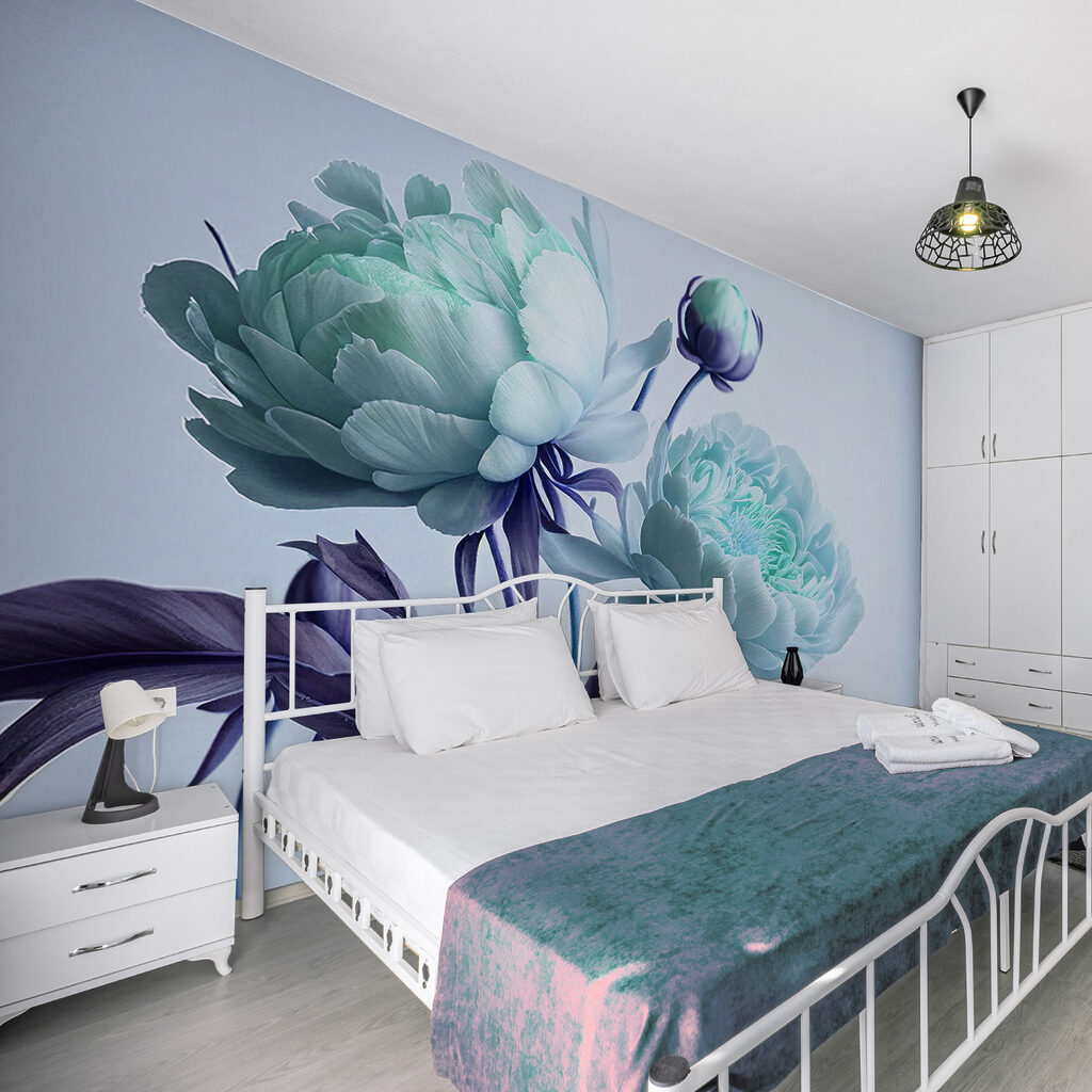 Duas flores em hastes — interior 2