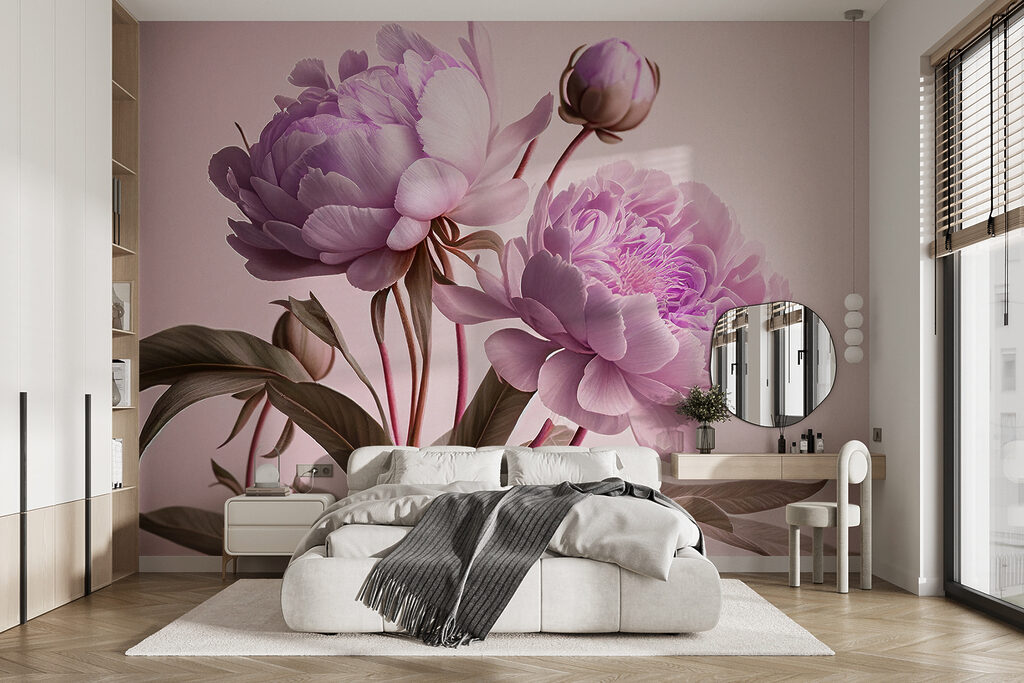 Duas flores em hastes — interior 2