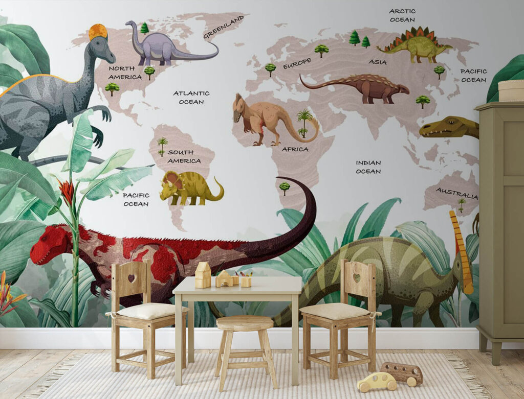 Dinossauros num mapa — interior 2