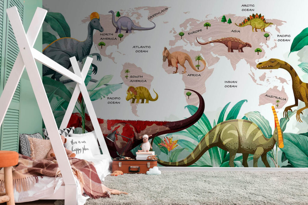 Dinossauros num mapa — interior 3