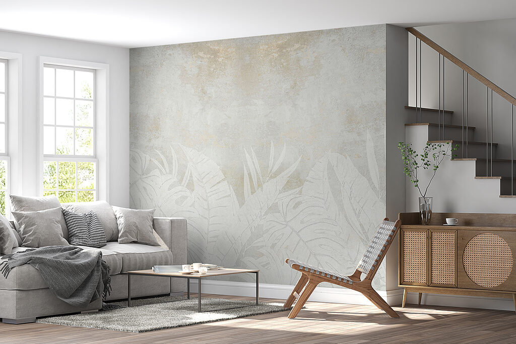 Folhas brancas em patina — interior 4