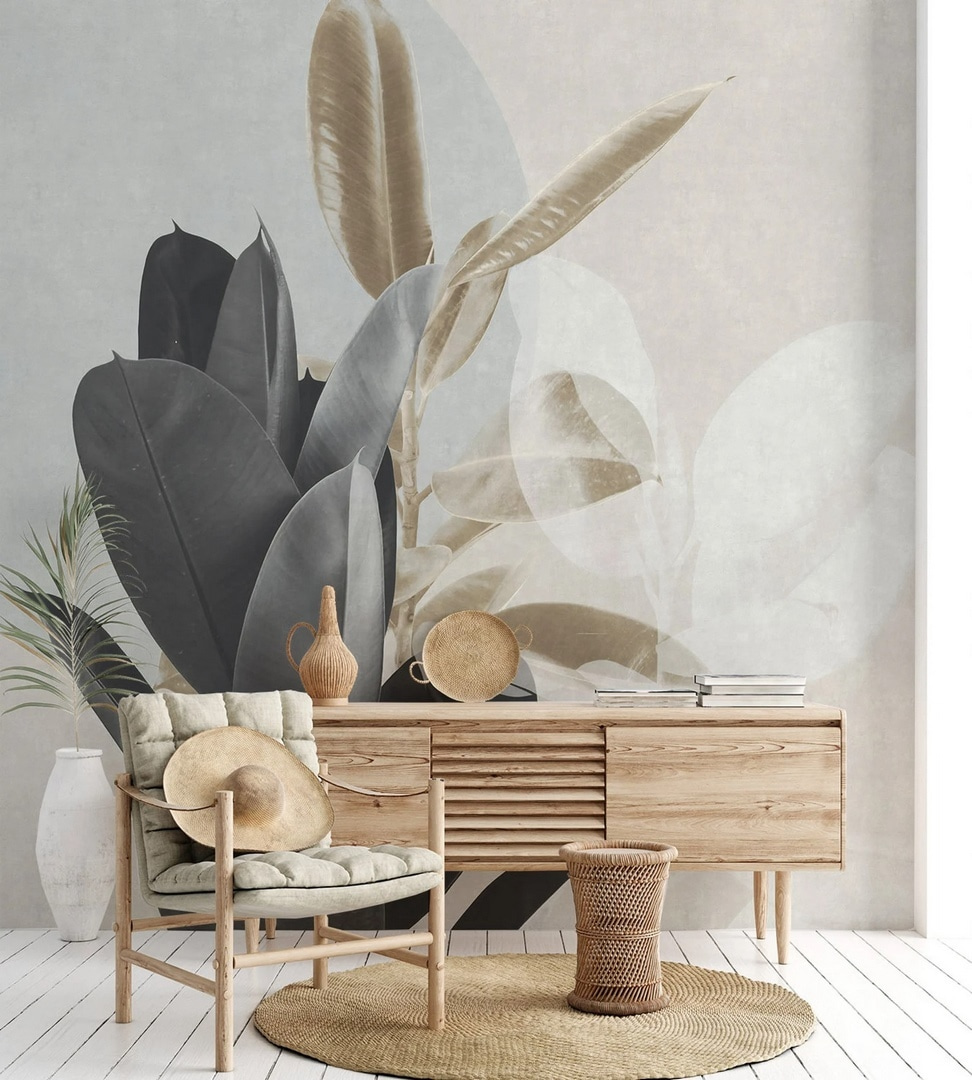 Folhas sobre um círculo — interior 3