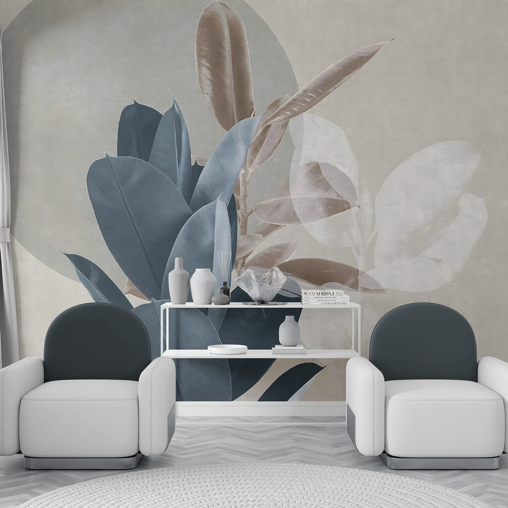 Folhas sobre um círculo — interior 6