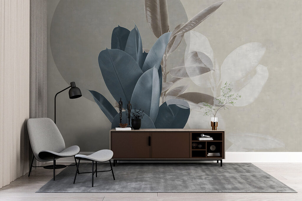 Folhas sobre um círculo — interior 5