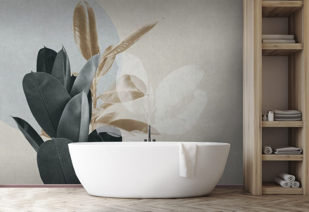Folhas sobre um círculo — interior 4
