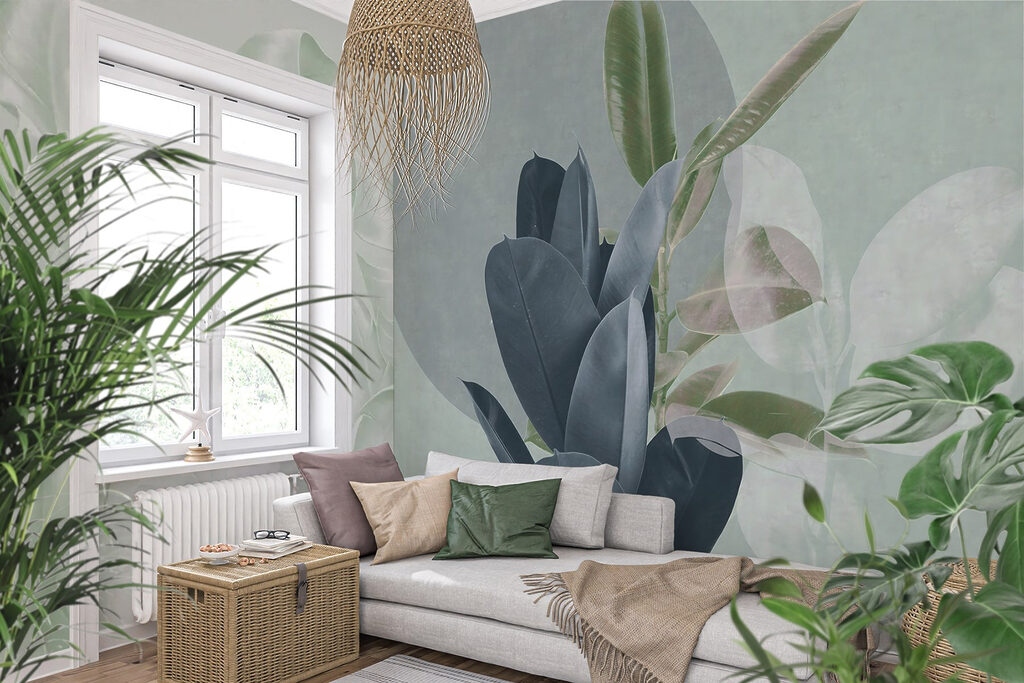 Folhas sobre um círculo — interior 3