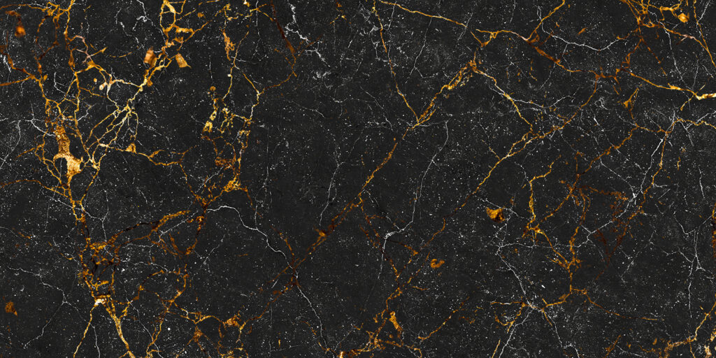 Veios finos sobre preto — design completo