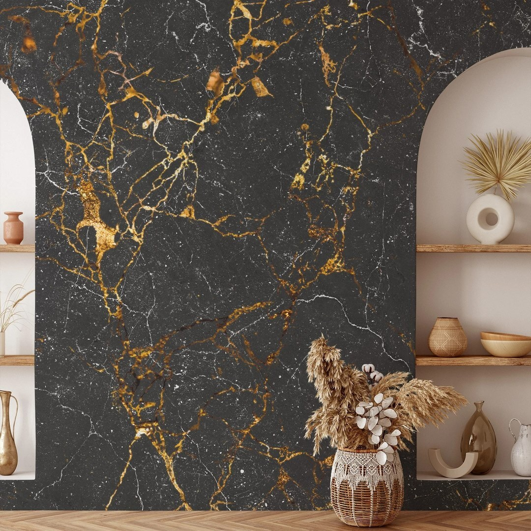 Veios finos sobre preto — interior 1