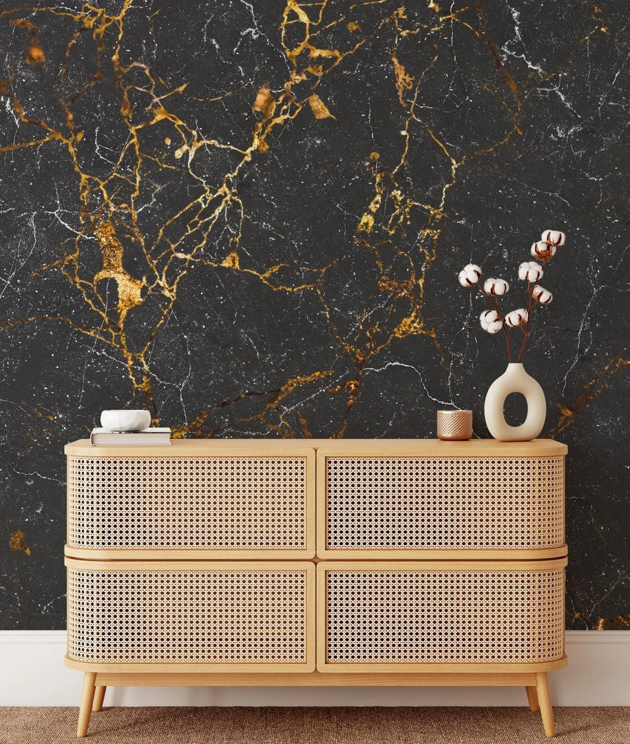 Veios finos sobre preto — interior 2