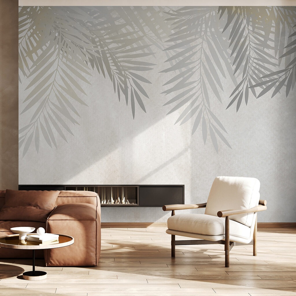 Folhas pálidas de palmeira — interior 4