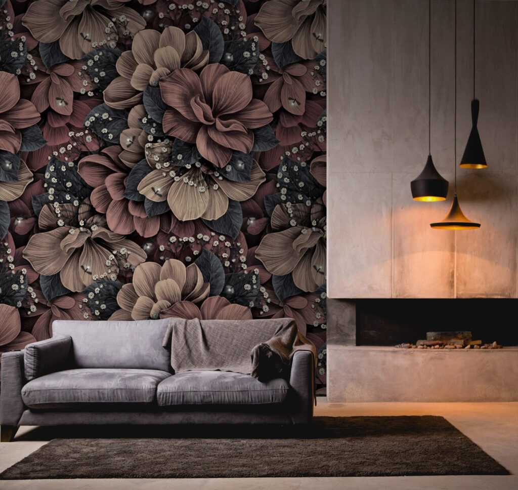 Flores castanho-avermelhadas — interior 3