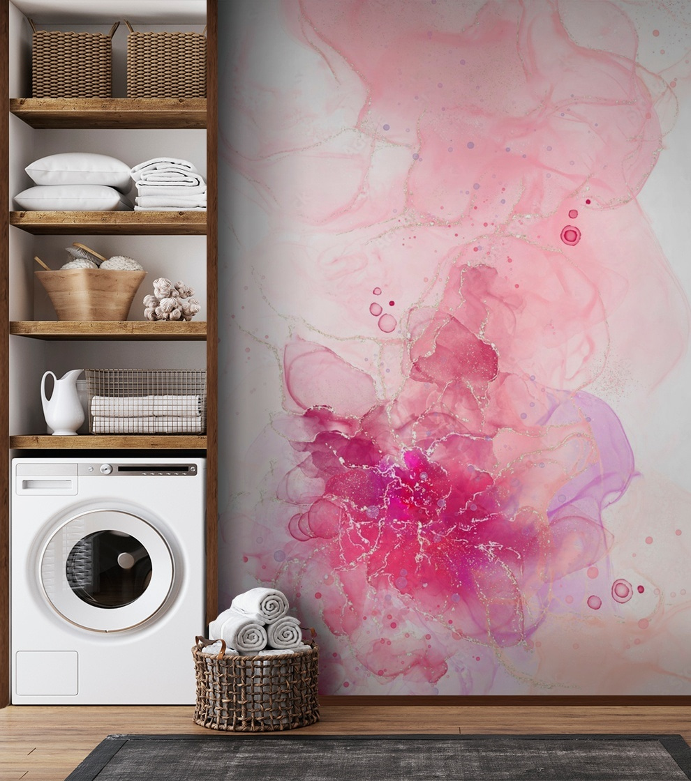 Flor cor-de-rosa abstrata — interior 3