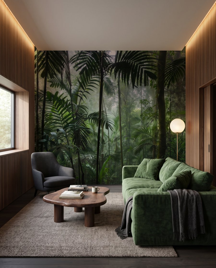 Entre palmeiras altas — interior 3