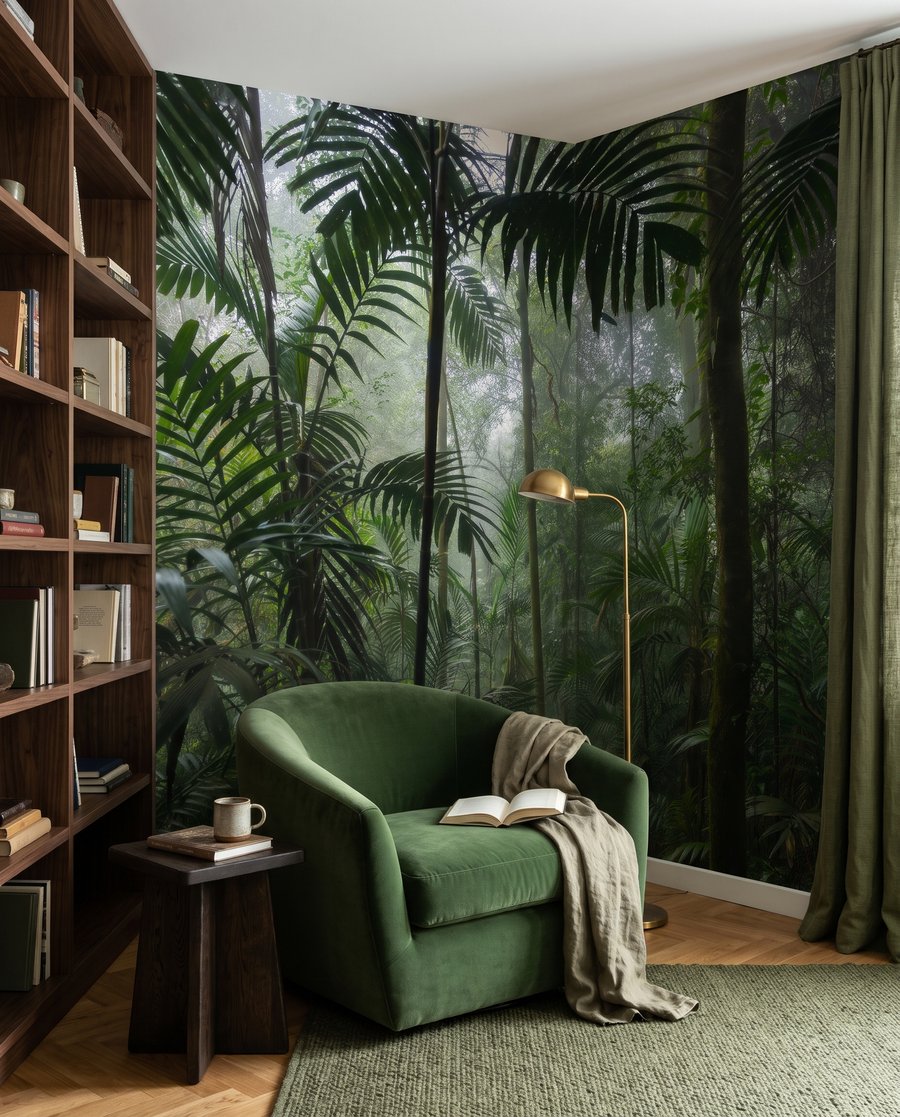 Entre palmeiras altas — interior 4