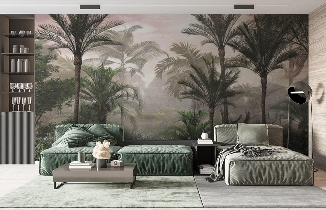 Palmeiras na neblina — interior 3