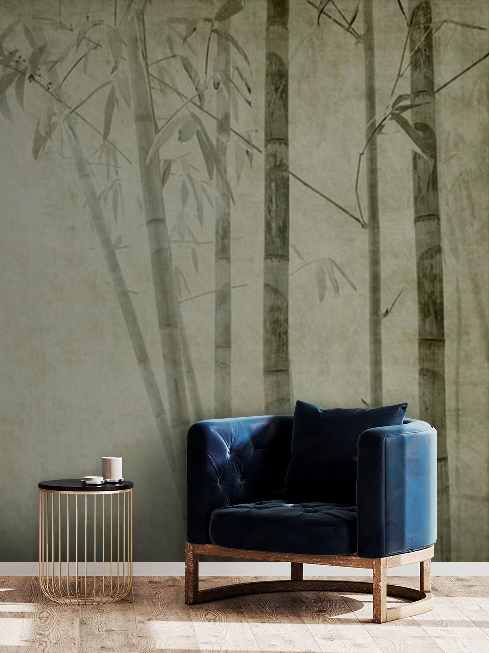 Bambu sobre areia — interior 5