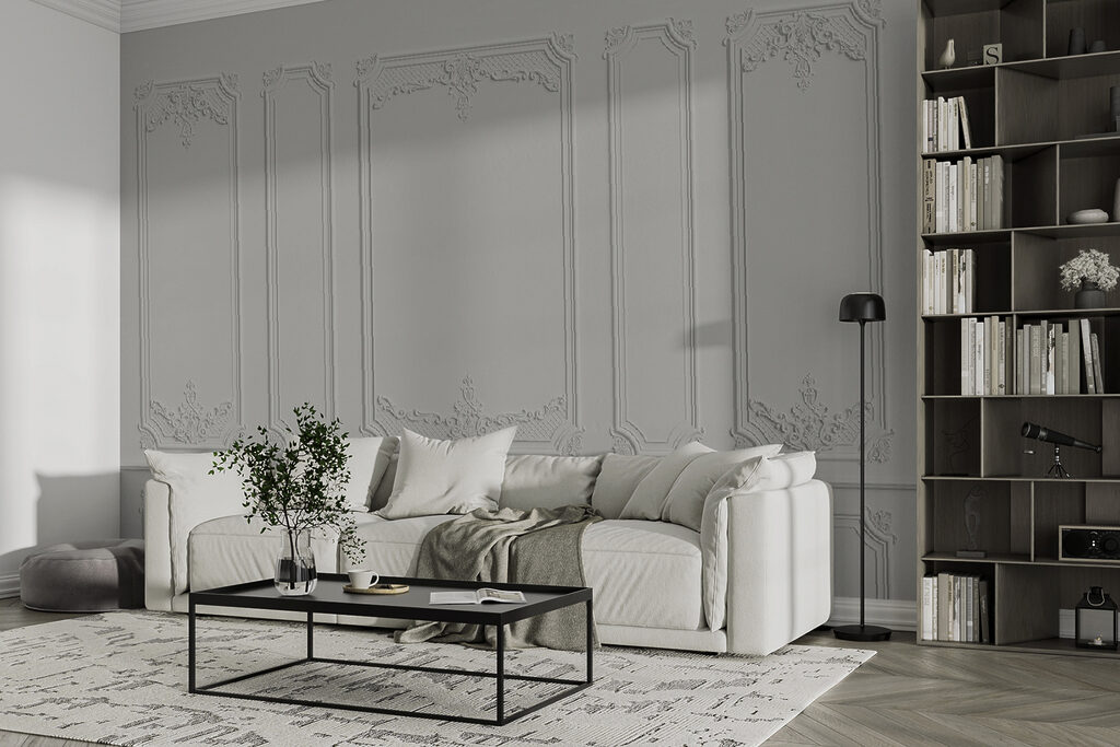 Painéis em duas filas — interior 4