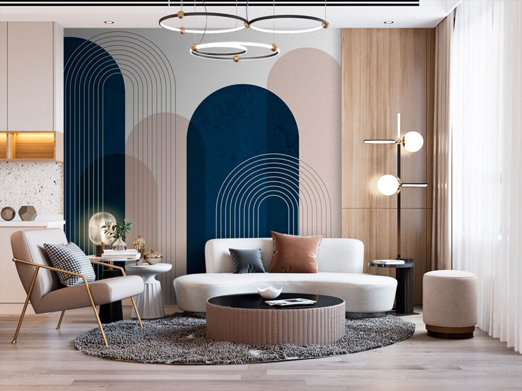 Arcos sobre linhas finas — interior 2