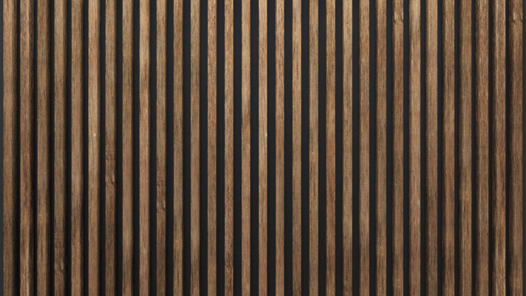 Ripas de madeira escura — design completo