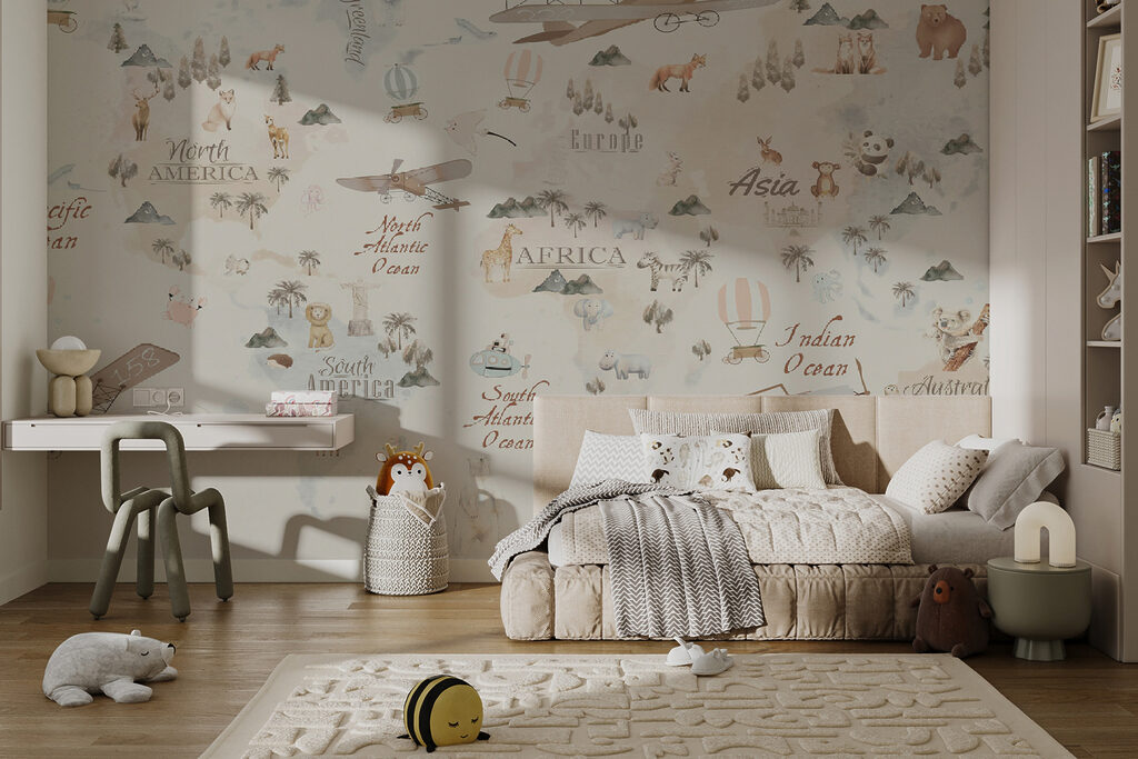 Mapa animal com aviões — interior 6