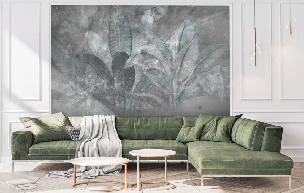 Folha tropical na névoa — interior 4